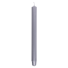 Lumanari cu dungi, pentru cina, lacuite, 25 x 300mm, 4 buc/set, DONAU Home - argintii
