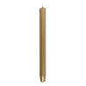 Lumanari cu dungi, pentru cina, lacuite, 25 x 300mm, 4 buc/set, DONAU Home - aurii