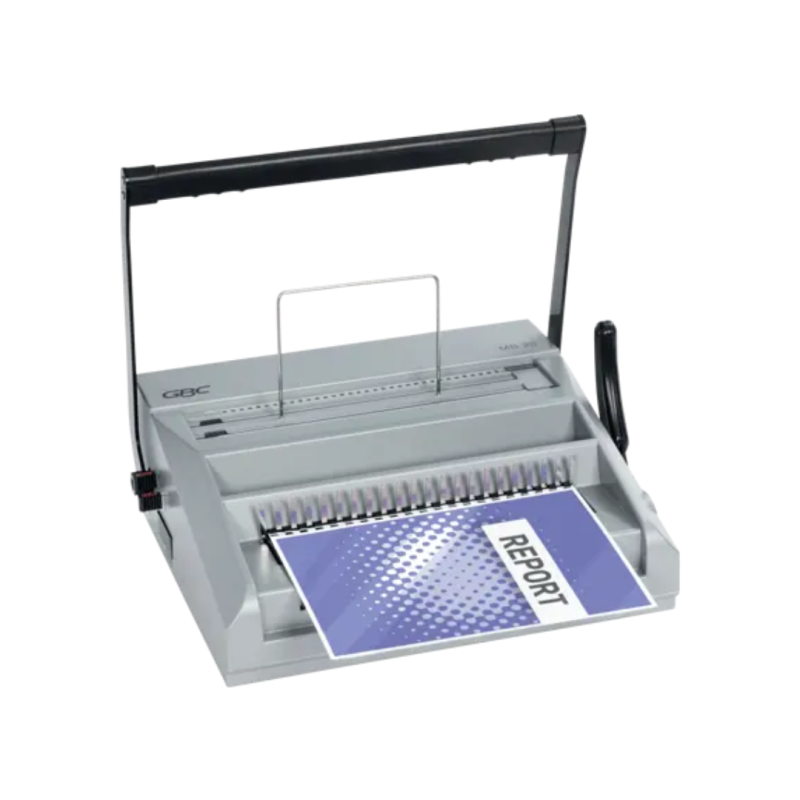 Masina indosariere profesionala GBC Multibind MB20, manuala, cu spire din plastic sau metalice, A4,