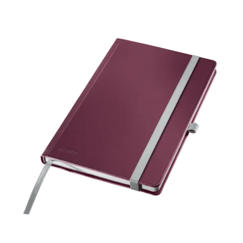 Caiet de birou LEITZ Style, coperta dura, certificare FSC, reciclabil, A5, 80 coli, dictando