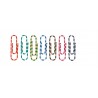 Agrafe colorate 28 mm, 100/cutie, ALCO Zebra - asortate