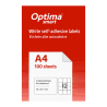 Etichete albe autoadezive 12/A4, 70 x 67.7 mm, 100 coli/top, Optima Smart