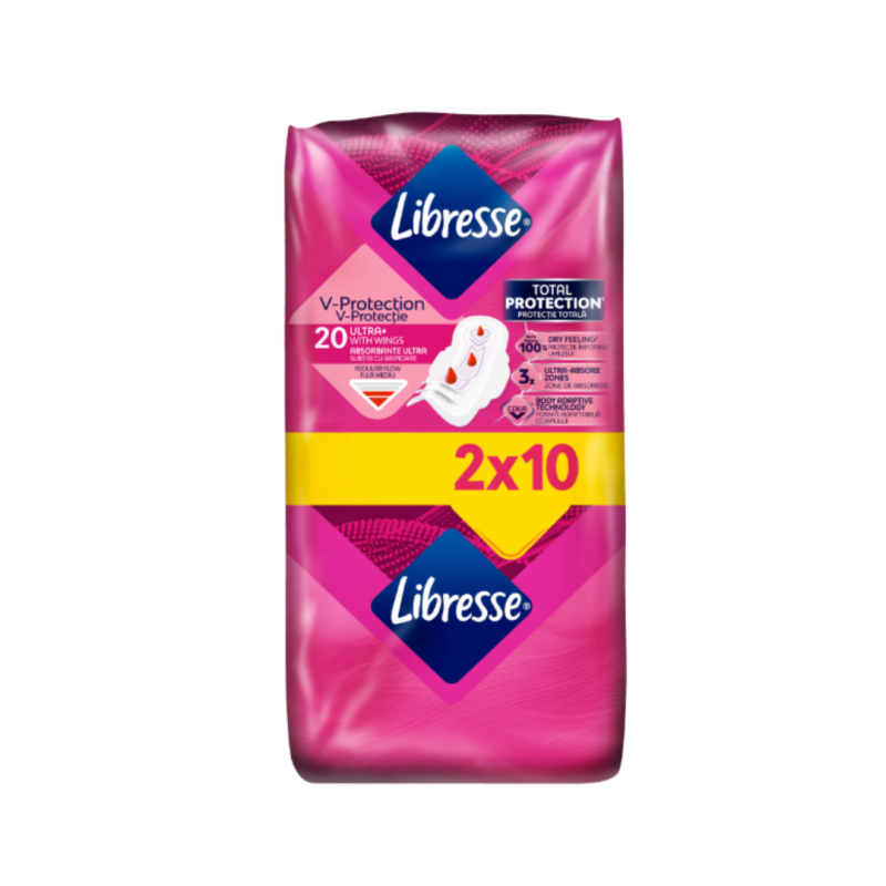 Absorbante LIBRESSE Ultra Normal, 20buc/set