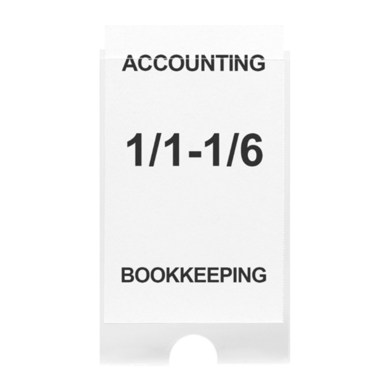 Porteticheta autoadeziva + insert, 55 x 102mm, PROBECO