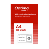 Etichete albe autoadezive 2/A4, 105 x 297 mm, 100 coli/top, Optima Smart