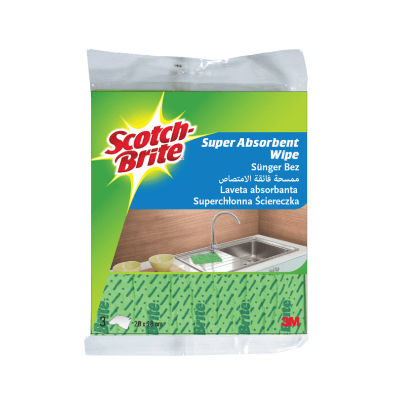 Lavete super absorbante 3M Scotch Brite, 3 buc/set
