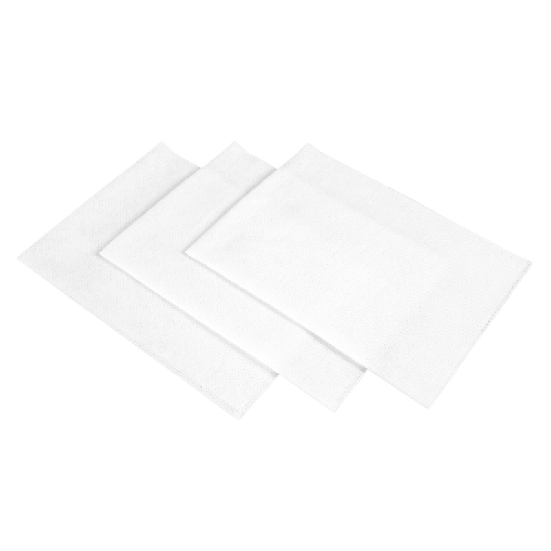 Lavete profesionale pentru Horeca, industrie, suprafata fina, 34 x 30 cm, 50 buc/pachet - albe