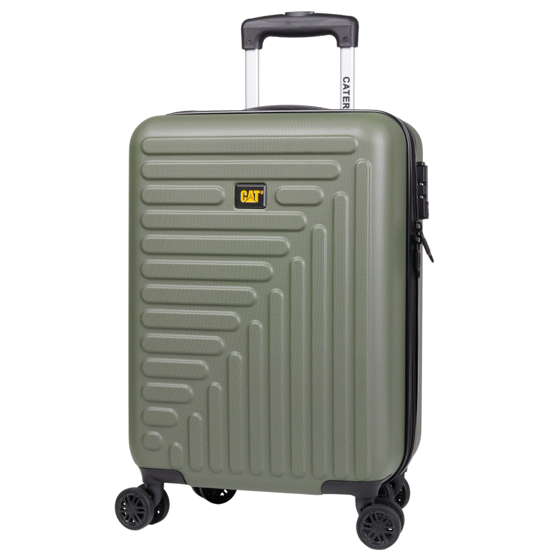 Troller cabina avion, CATERPILLAR Rockford, 37.5 x 23.5 x 54 cm (Lxlxh), 35L, ABS - olive