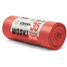 Saci menajeri rezistenti LDPE, 35L, 50 x 60cm, 20 microni, 25buc/rola, Sipeko - rosii