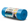 Saci menajeri super strong LDPE, 35L, cu snur, 50 x 60cm, 25 microni, 15buc/rola, Sipeko - albastri