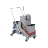 Carucior curatenie 2x25L cu storcator