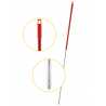 Coada din aluminiu 140cm, rosie
