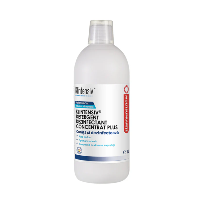 Dezinfectant concentrat, nivel mediu, pentru pardoseli, pe baza de saruri cuaternare - dilutie 2% 1L