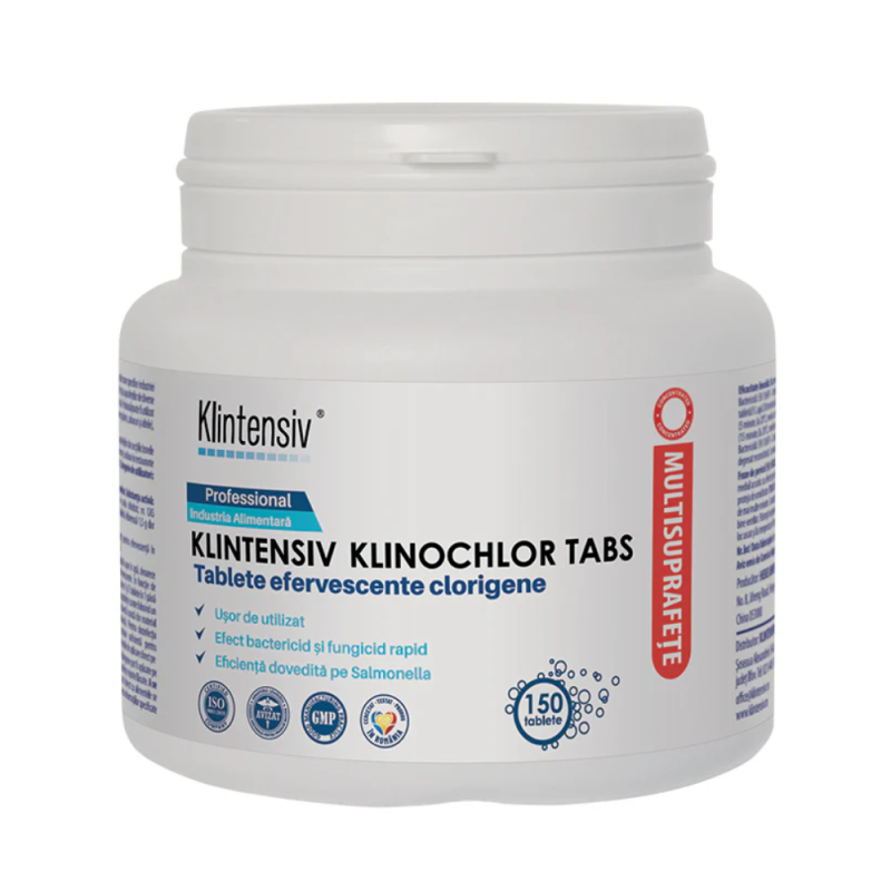 Dezinfectant tablete pe baza de clor activ 150 tablete /cutie Klinochlor