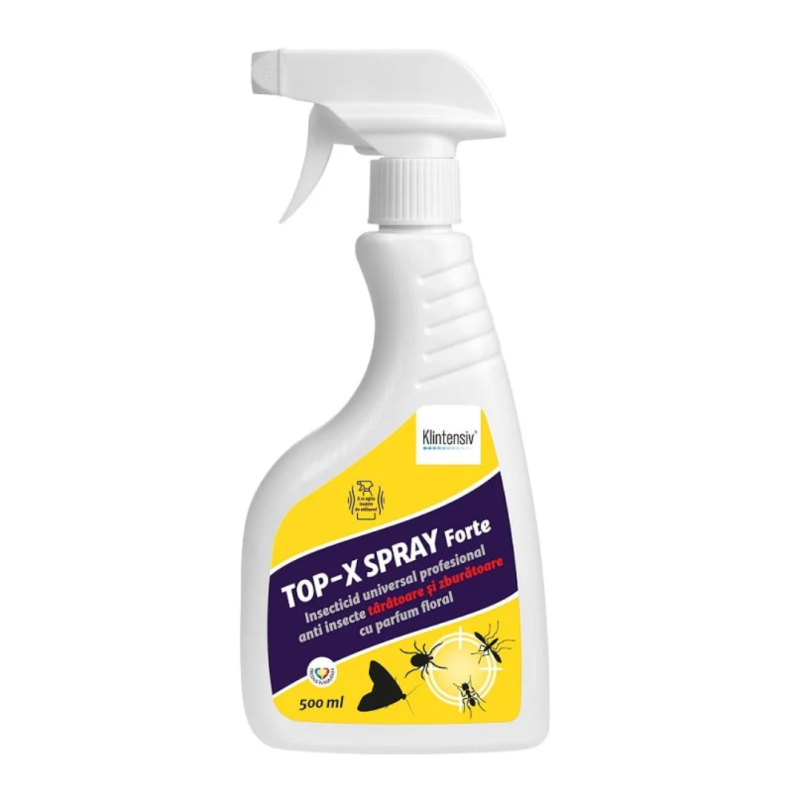 Insecticid profesional pentru combaterea mustelor 500ml Top-X Spray Forte