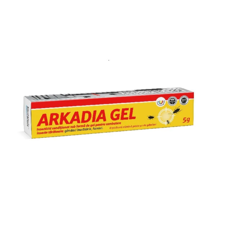 Insecticid profesional sub forma de gel pentru gandaci si furnici 5gr Arkadia Gel