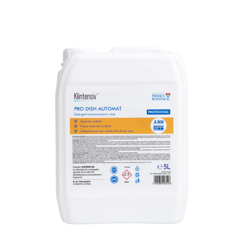 Detergent Profesional de Vase pentru Masini Automate Pro Dish 5L