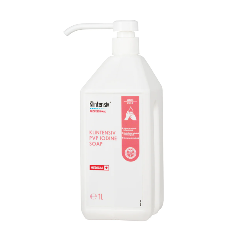 Klintensiv PVP Iodine Soap 7.5% - Sapun dezinfectant pentru spalare igienica si chirurgicala 1L