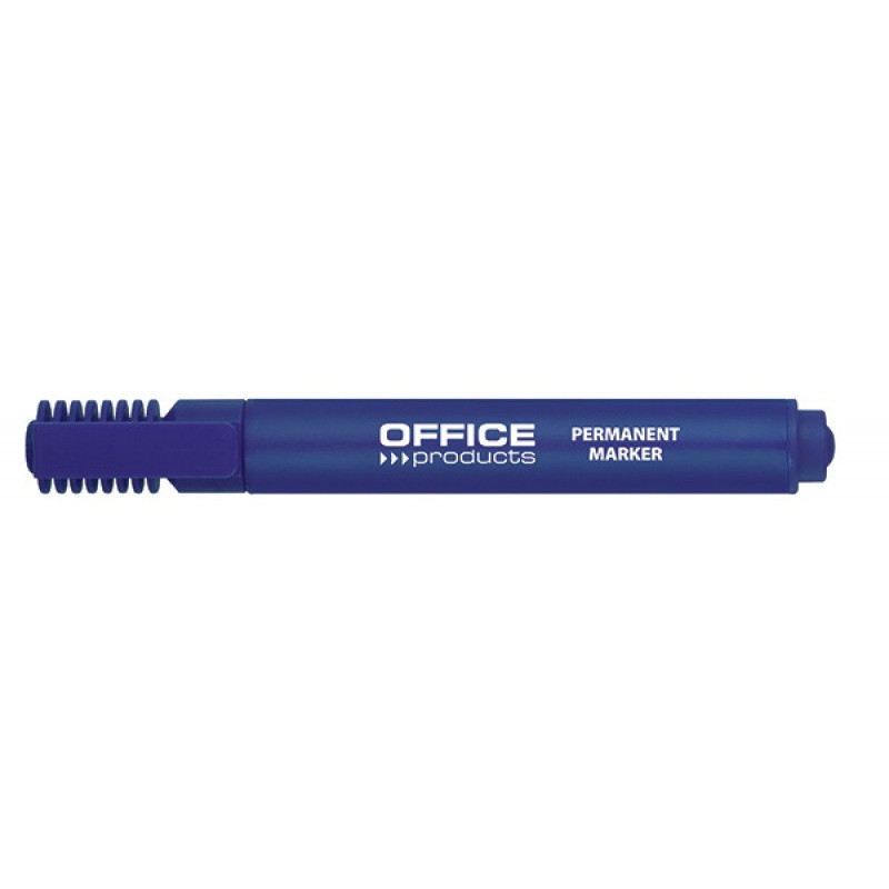 Permanent marker, varf tesit 1-5mm, corp plastic, Office Products - albastru