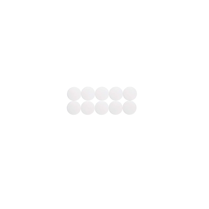 Magneti forma rotunda, D24mm, 0.60 kg forta, 10 buc/set, MAUL Solid - alb