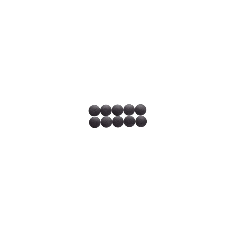 Magneti forma rotunda, D24mm, 0.60 kg forta, 10 buc/set, MAUL Solid - negru