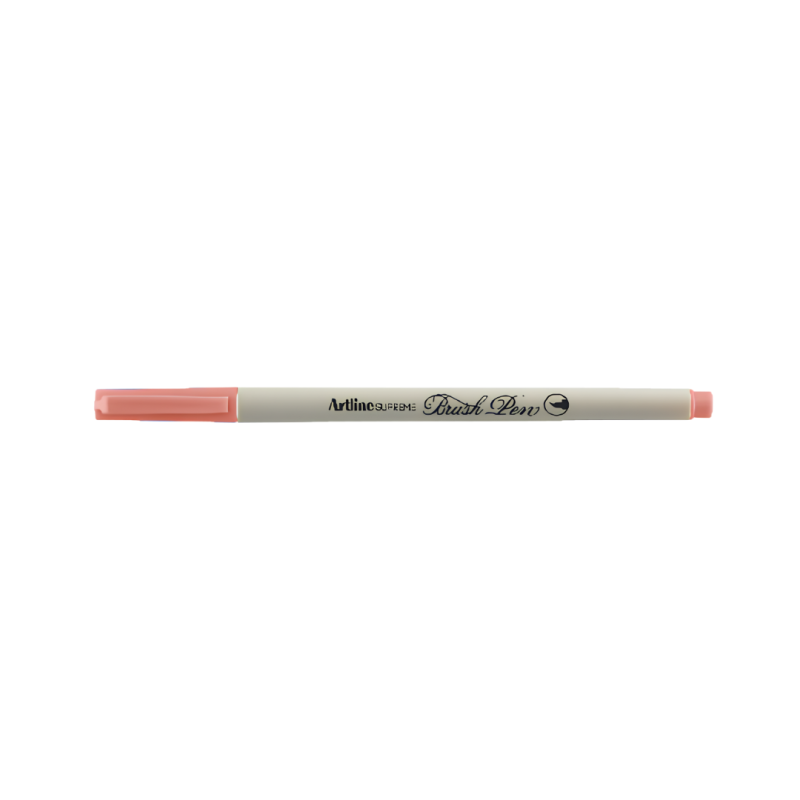 Carioca ARTLINE Supreme Brush Pen, varf flexibil (tip pensula) - piersica