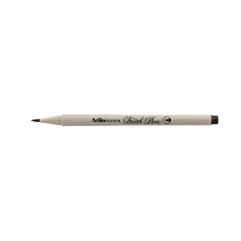 Carioca ARTLINE Supreme Brush Pen, varf flexibil (tip pensula) - negru