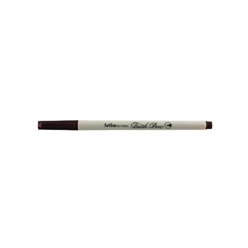 Carioca ARTLINE Supreme Brush Pen, varf flexibil (tip pensula) - maro inchis