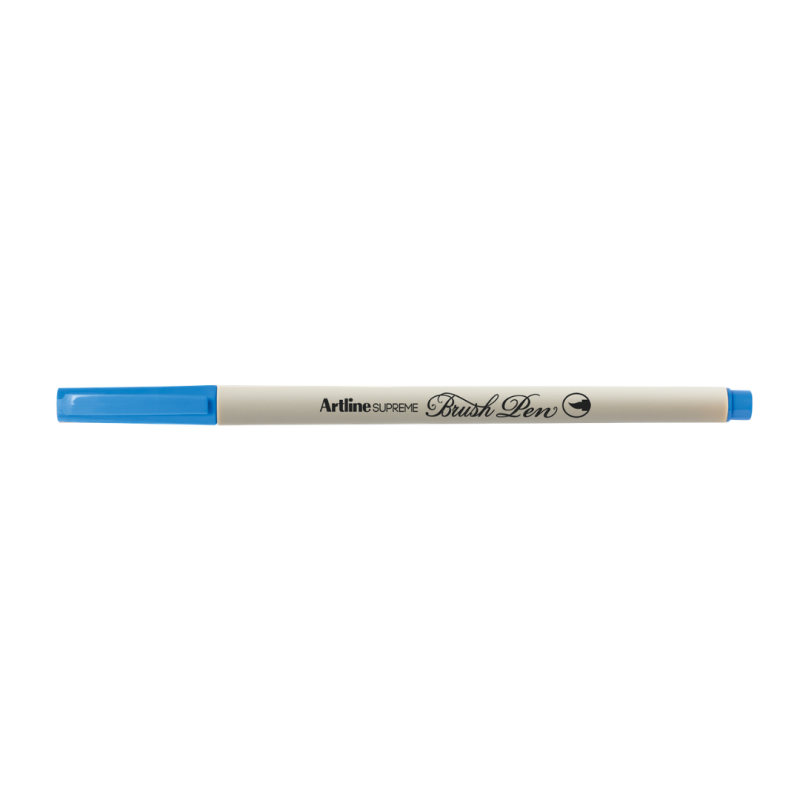 Carioca ARTLINE Supreme Brush Pen, varf flexibil (tip pensula) - albastru marin