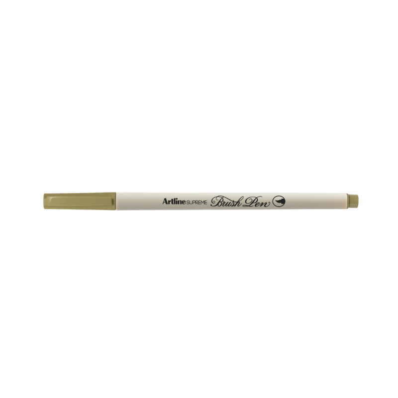 Carioca ARTLINE Supreme Brush Pen, varf flexibil (tip pensula) - verde masliniu