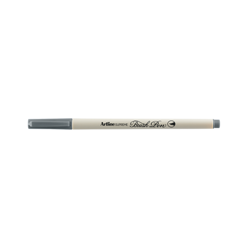 Carioca ARTLINE Supreme Brush Pen, varf flexibil (tip pensula) - gri