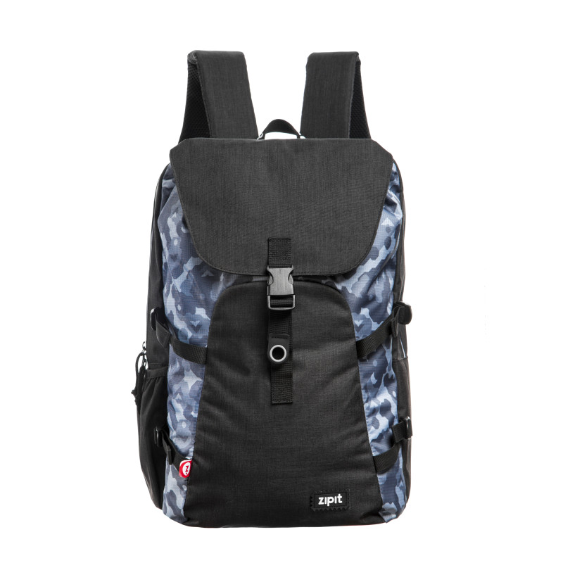 Rucsac ZIPIT Metro Premium - camuflaj gri cu negru