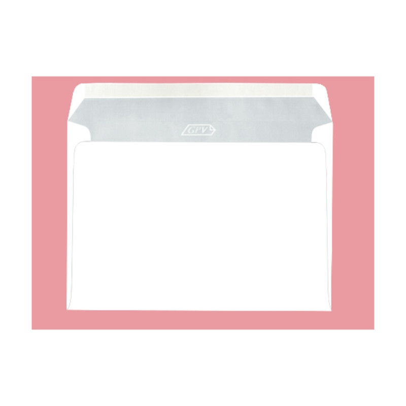 Plic C7 alb gumat (90x140mm) 25buc/set