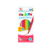 Creioane colorate CARIOCA, hexagonale, 12 culori/cutie