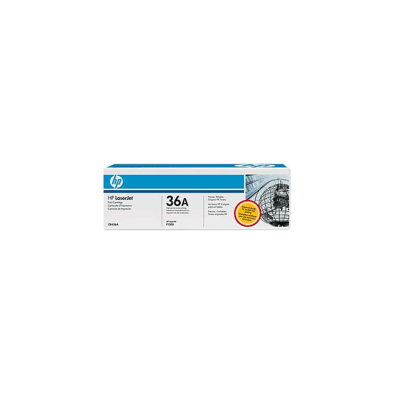 Cartus toner HP negru CB436A(36A) pentru LaserJe P1505/M1120/M1522, 2000pg.