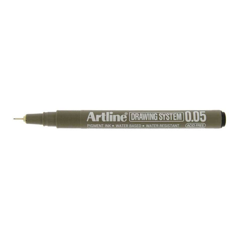 Marker pentru desen tehnic ARTLINE, varf fetru 0.05mm - albastru