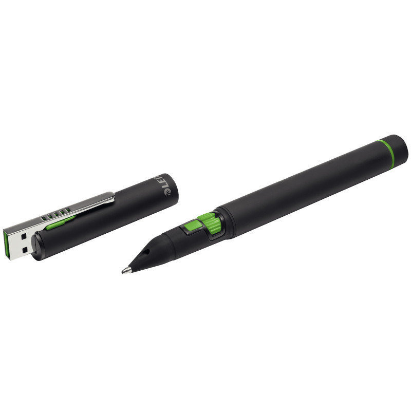 Pix Stylus LEITZ Complete Pro Presenter 2, pointer cu laser rosu inclus, 15 m, negru