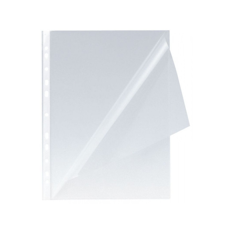 Folie protectie "L" pentru documente A4, 150 microni, 100 folii/set, Q-Connect - cristal