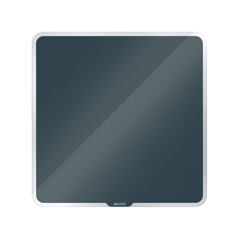 Tabla LEITZ Cosy, sticla, magnetica, 45x45 cm, marker inclus, gri antracit