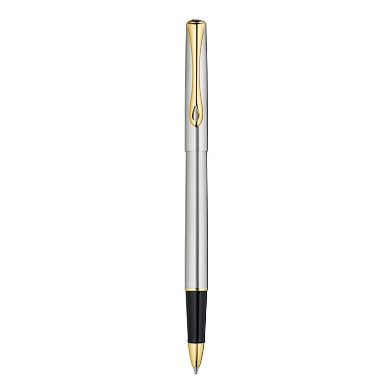 DIPLOMAT Traveller - Stainless Steel Gold - roller