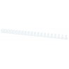 Inele plastic 19 mm, max 175 coli, 100buc/cut Office Products - alb