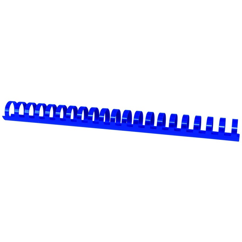 Inele plastic 25 mm, max 240 coli, 50buc/cut Office Products - albastru