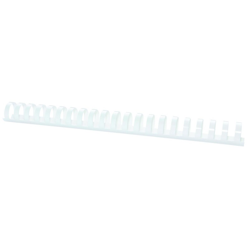 Inele plastic 25 mm, max 240 coli, 50buc/cut Office Products - alb