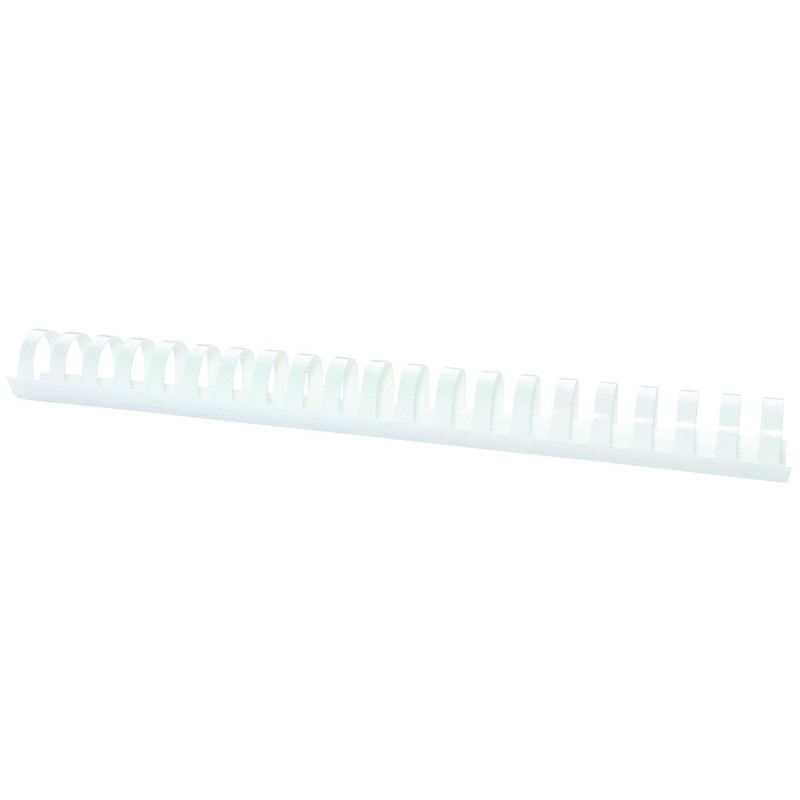 Inele plastic 28 mm, max 270 coli, 50buc/cut Office Products - alb