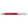 Pix cu gel PENAC Inketti, rubber grip, 0.5mm, corp roz transparent - scriere roz