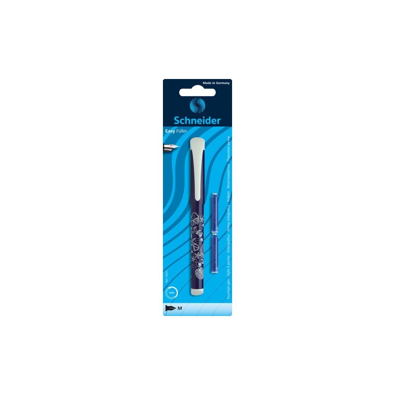 Stilou SCHNEIDER Easy + 2 rezerve cerneala/blister