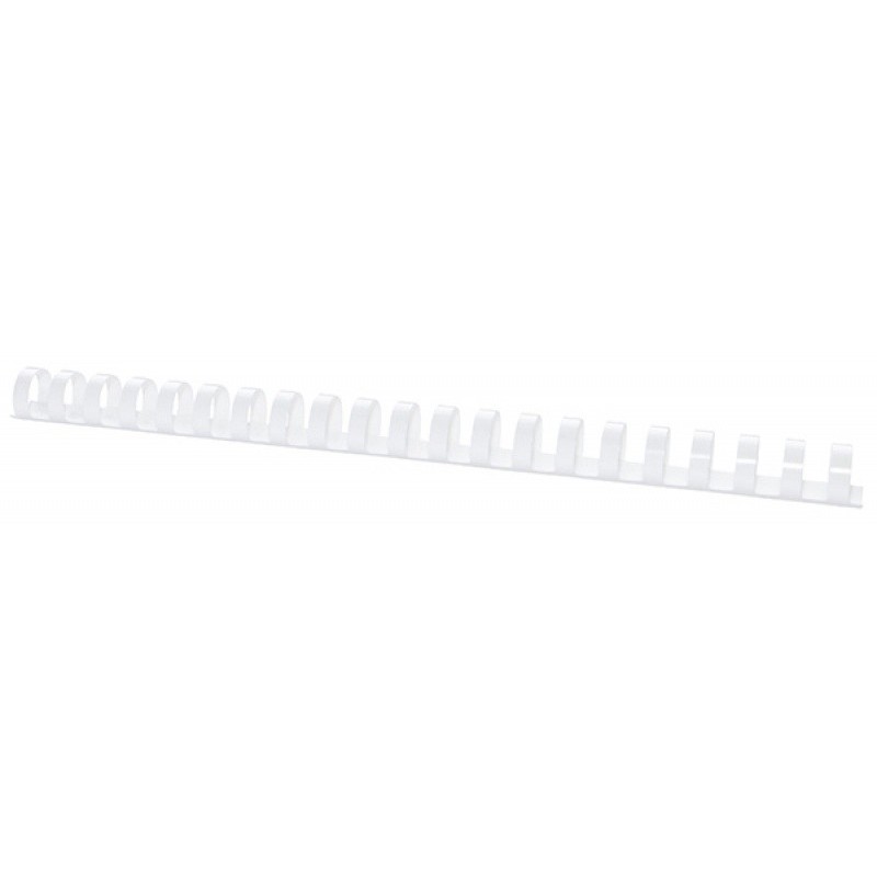 Inele plastic 16 mm, max 145 coli, 100buc/cut, Office Products - alb