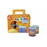 Tempera super lavabila, pentru pictura cu mana, 6 culori x 80ml/set, CARIOCA Baby Finger Paint 2+
