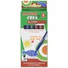 Set ALPINO Crea+ Glitter marker, 6 buc/cutie