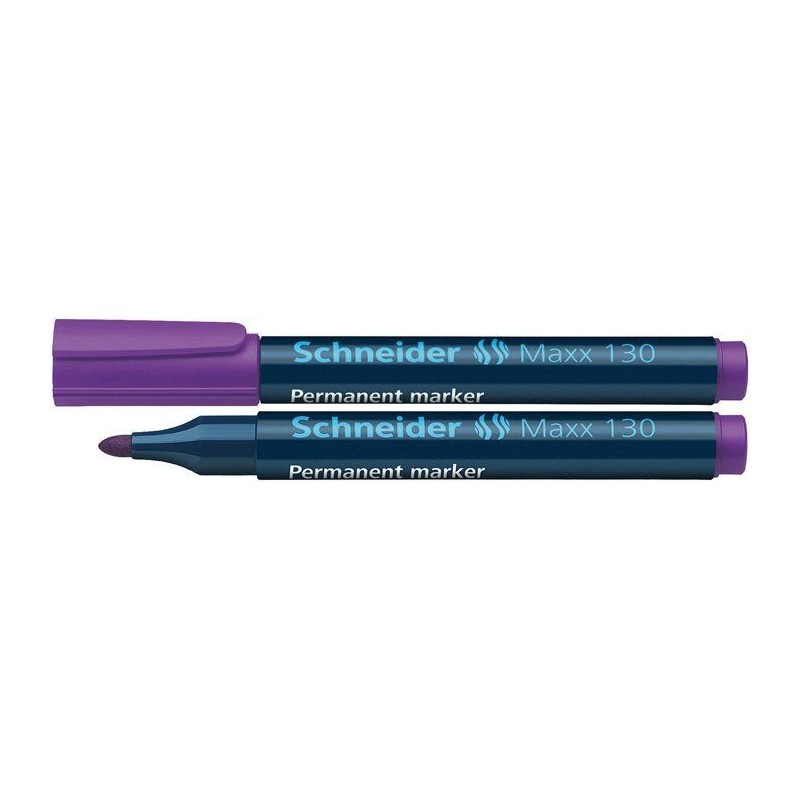 Permanent marker SCHNEIDER Maxx 130, varf rotund 1-3mm - violet